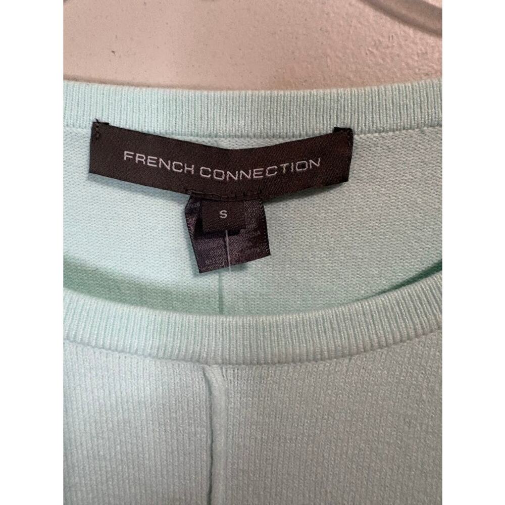 French Connection Mint Green Crew Neck Pull Over‎ Sweater Size Small NWT - Picture 4 of 7